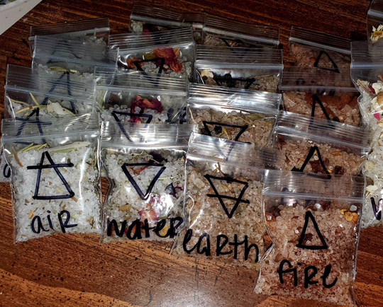 Elemental Altar Salts