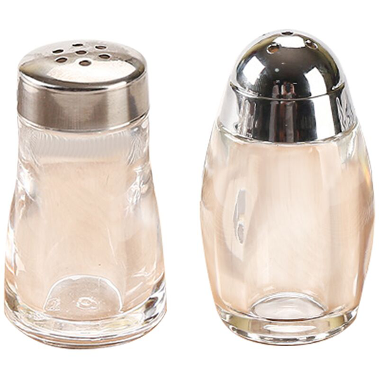 Fvbjd - Refillable Seasoning Bottle Salt and Pepper Shakers Kitchen Decor (Set of 2) Salt Shaker Set 8076+8015