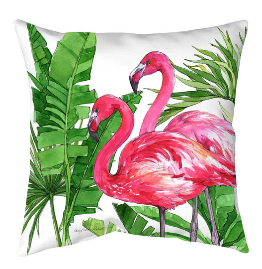 Flamingo 2 Sided Indoor Outdoor Pillow
