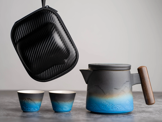 Tea/Coffee Japanese Hand-Crafted Ceramic Kiln Glazed Handpainted Wood Pattern, Colour & Texture Mugs