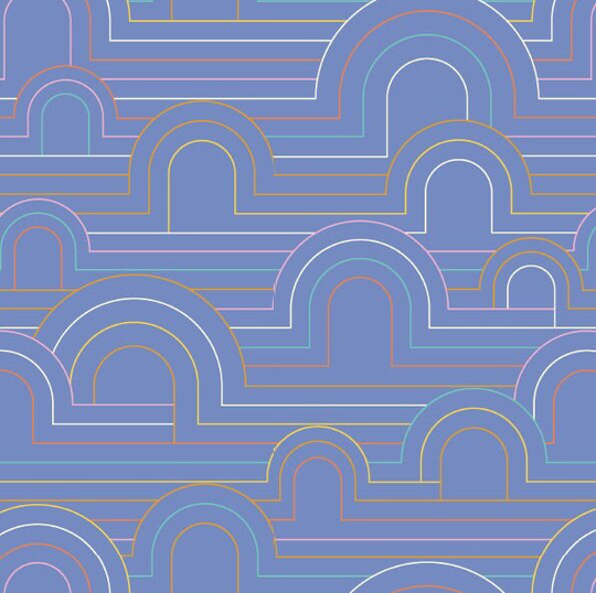 Cloud 9 Fabrics - 100% Organic Cotton Universal Love Collection New Dawn Sold Per Fat Quarter