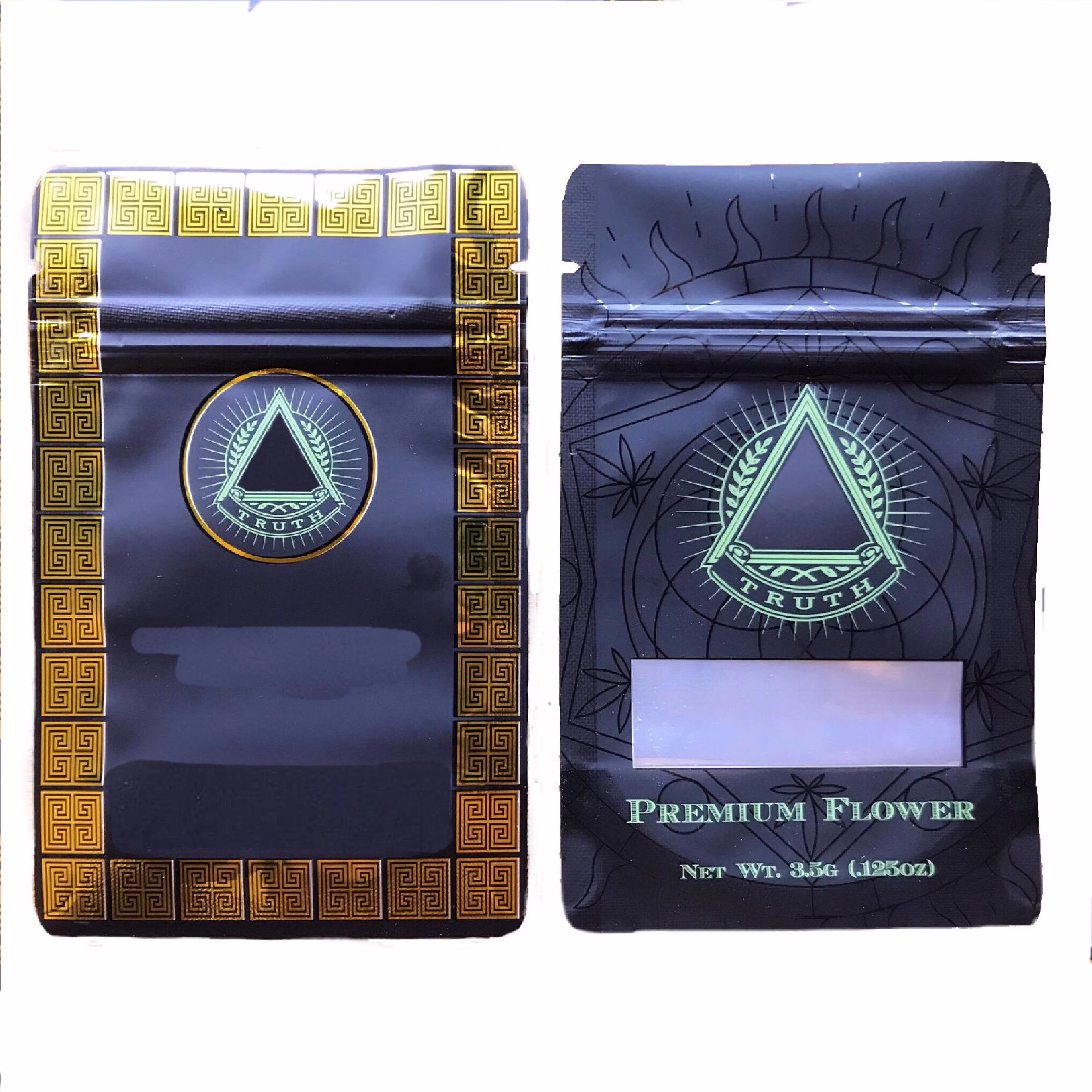 x25 Truth Bags Mylar Resealable Barrier Bag Packaging