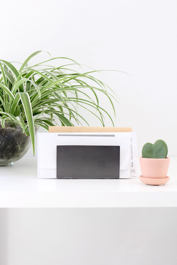 Minimal Metal Mail Organizer | Entryway Organizer Home Office Gift Mail Holder Simple Sorter Desk Decor