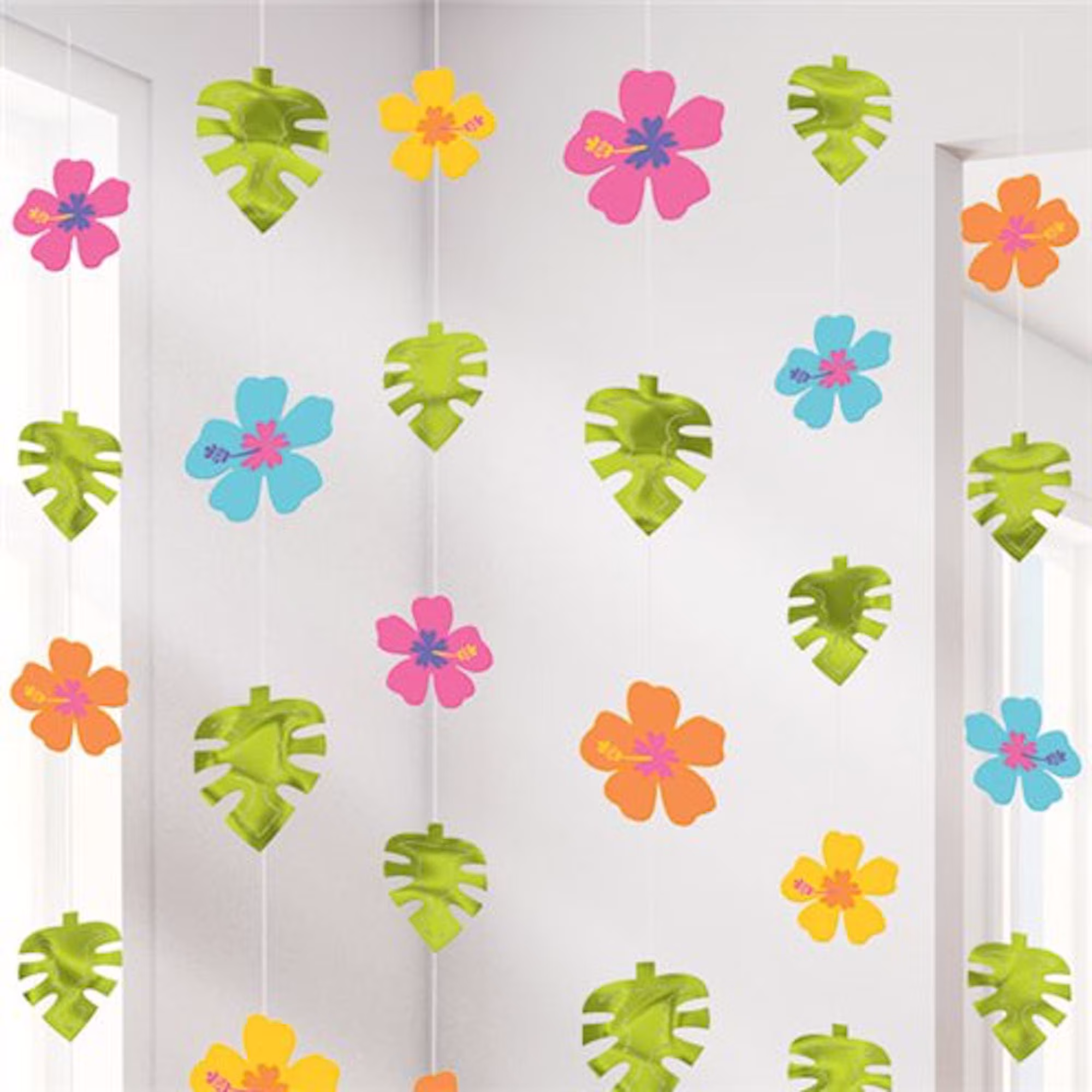 Luau Hanging Strings, Party Decorations, Hanging Summer Hawaiian Garden Decorations