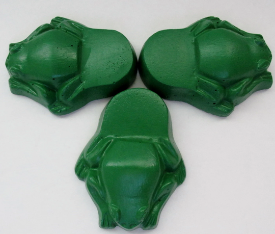 Frog Planter Feet - Concrete For Planters Prevent Water Stains On Decks Makes A Cute Gift Gardener & Fun Garden Decor