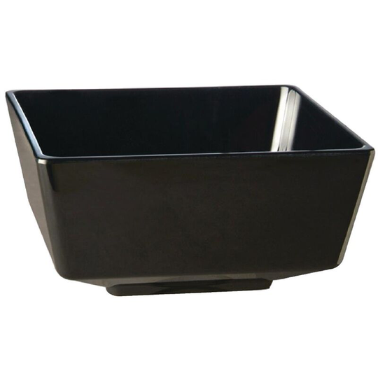 APS - Float Black Square Bowl 7in - GF097