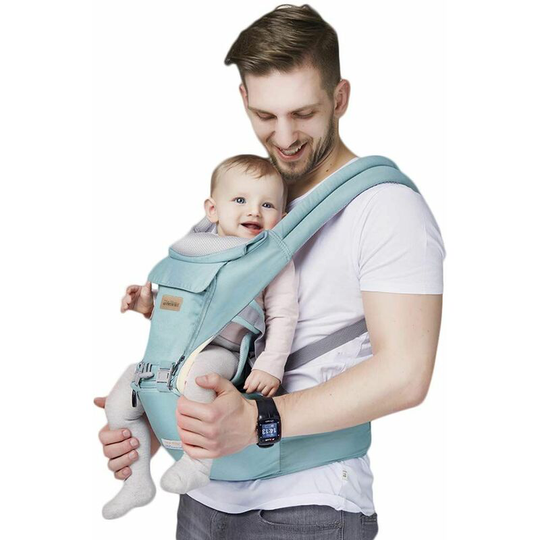 Baby Carrier / Front Carrier One with Hip Seat Egornomic Designed 11 in 1 Hands Free for All Seasons, Easy Breastfeeding, Requires No Infant Insert
