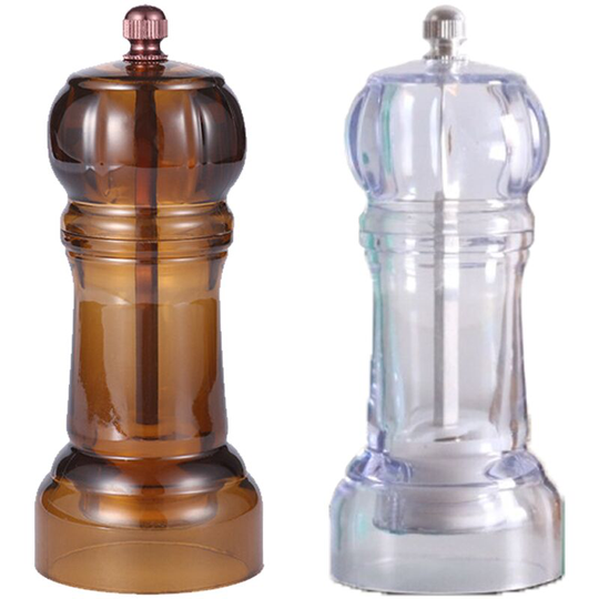 Fvbjd - Hand Grinding Pepper Mill Pepper Grinder Western Food Supplies Western Food Seasoning Bottle white + brown