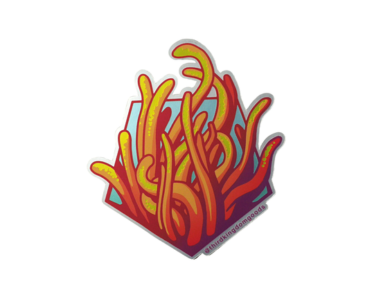 Cordyceps Matte Metallic Sticker