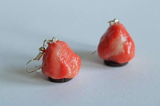 Salt Lamp Earrings, Sponge Artsy Artist Gifts, Crafter Fashion, Miniatures