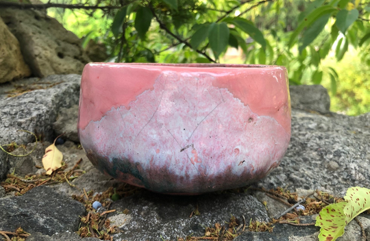 Raku Wood-Fired Matcha Chawan, Traditional Japanese Tea Ceremony Bowl, Bowl