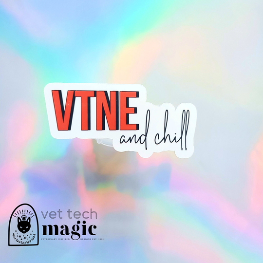 Vet Tech Sticker, School, Veterinary Technician Vet Nurse, Medicine, Week Gift, Vtne, Nurse Grad Gift