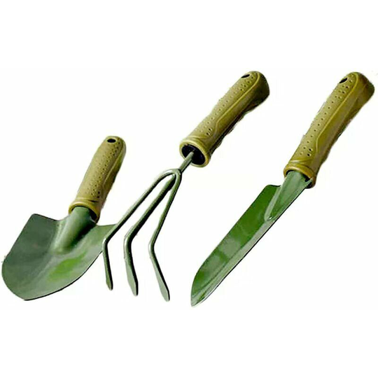 3pcs Gardener Tools Kit, Garden Plant Shovel Pot Gardening Tools Portable Seed Shovel Rake Spade