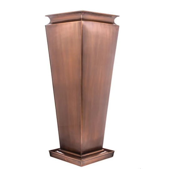 H Potter Planter With Drip Tray, Metal Garden, Tall Outdoor Indoor, Christmas Gift Idea, Patio, Deck, Balcony, Front Door Entryway Flower