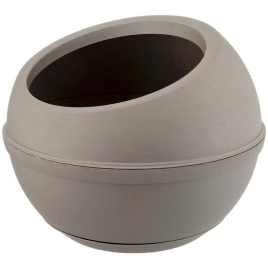 Sfera - Plant pot with circular design. Indoor and outdoor planter Ø40,5X32H cm. Capacity 23L. Colour cappuccino