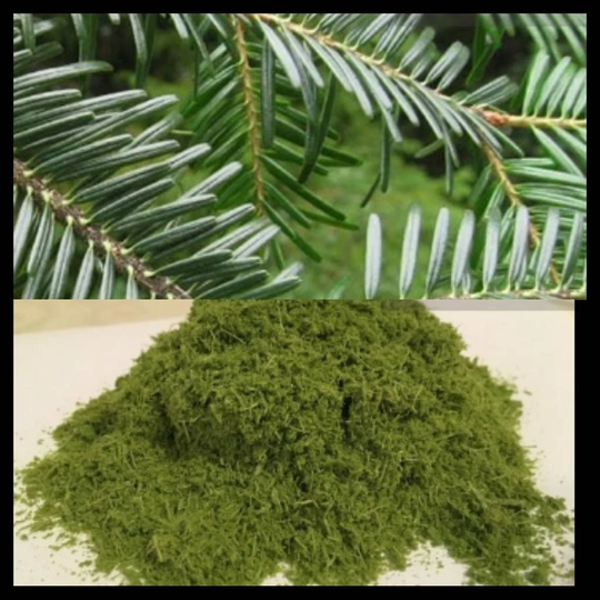 European White Fir Needle Powder, Abies Alba, Organic, Natural Needles, Grinded