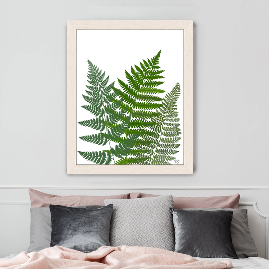 Green Leaf Print, Fern Art, Poster Botanical Room Decor, Picture, Tropical Wall Home Garden Plant Art