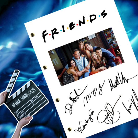 Friends Season 1 Episode Pilot Transcript/Script Screenplay Autographed Reprint