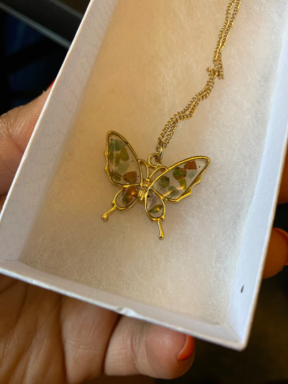 Butterfly Crystal Necklace