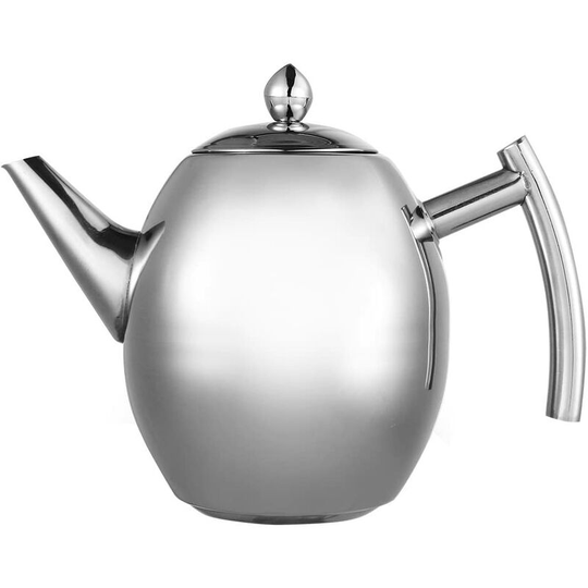 Moroccan Teapot - Oriental Teapot Teapot Container Coffee Pot Kettle with Stainless Steel Large Filter Capacity (1.5L)