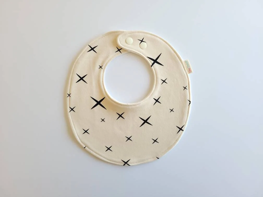 Organic Round Bibs, Modern Baby Bib, Kids Drool & Toddler Bibs