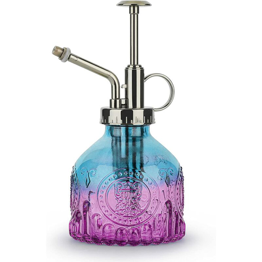 RHAFAYRE Plant Mister, 200ML Plant Mister Spray Bottle, Glass Mist Spray with Pump, Vintage Garden Plant Gifts, Indoor Plant Mister Sprayer for House