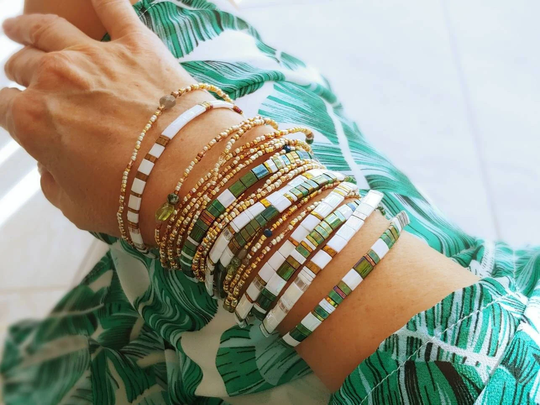 Set Specials - Tila & Seed Bead Bracelet Sets At Special Pricing