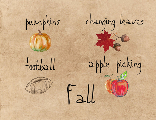 Fall Themed Postcard, Things Card, Happy Ideas All About Appreciation Season