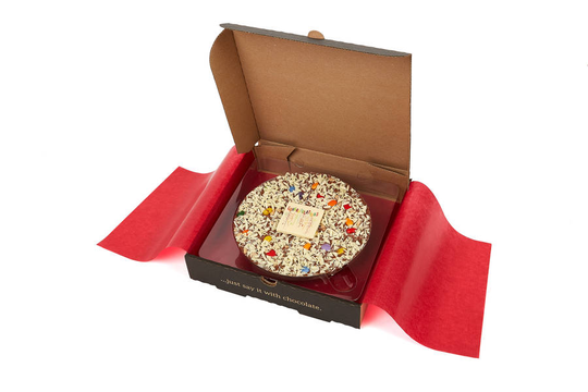 Congratulations! And Well Done! Chocolate Pizza
