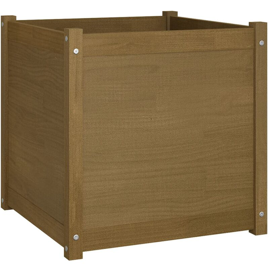 Vidaxl - Garden Planter Honey Brown 60x60x60 cm Solid Pinewood Brown