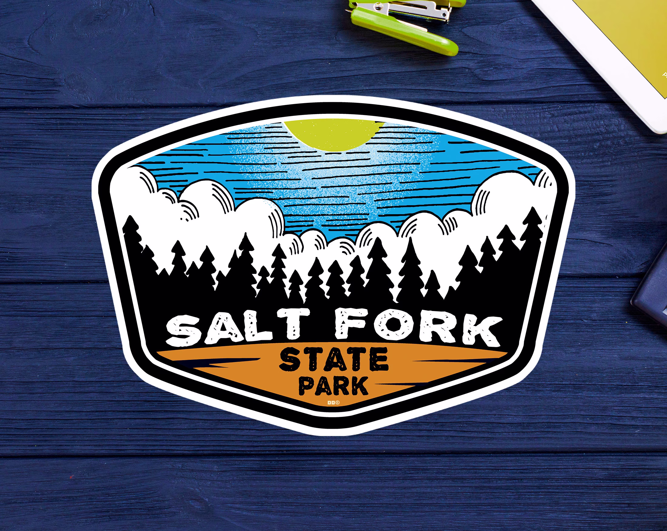 Salt Fork State Park Decal 3.75