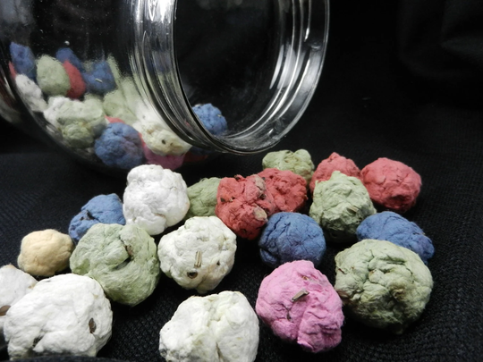 Wildflower Seeded Bombs ~ Throw & Grow - 10 Bombs