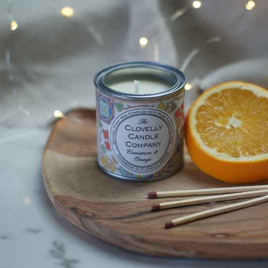 Cinnamon & Orange Scented Aromatherapy Soy Wax Vegan Candles