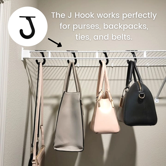 Purse Hangers | Accessory Closet Organization | 4 Pack