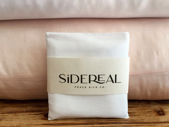 Queen 100% Peace Silk Pillowslips Gots Certified Organic Botanically Dyed Sustainable Biodegradable Cruelty-Free
