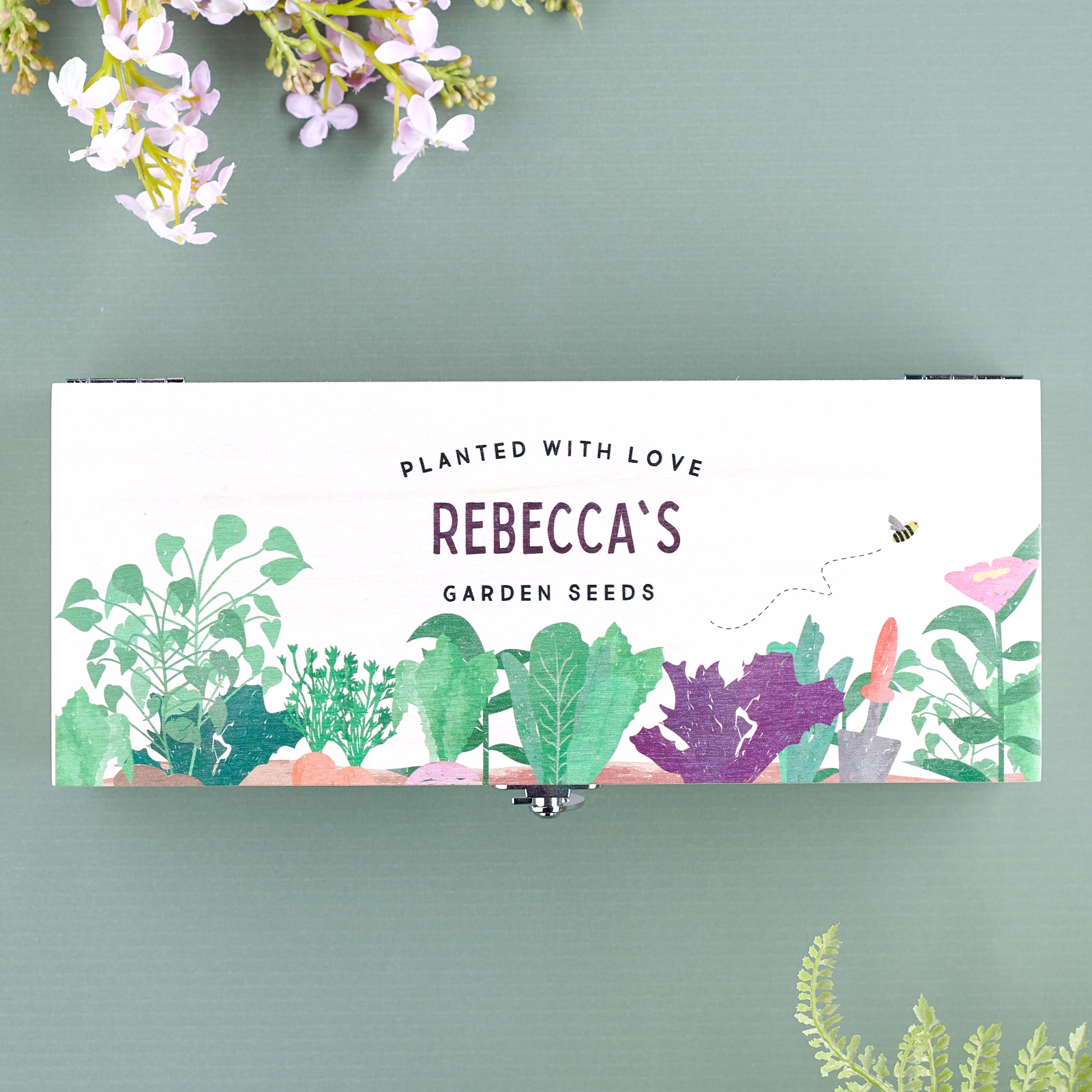 Personalised Garden Seed Box