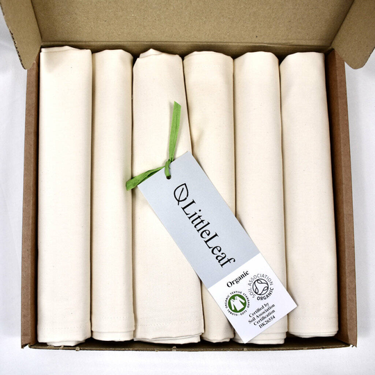 Organic Cotton Napkins Set Of Six