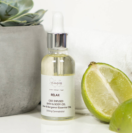 Bergamot And Lime 300mg Cbd Infused Bath And Body Oil