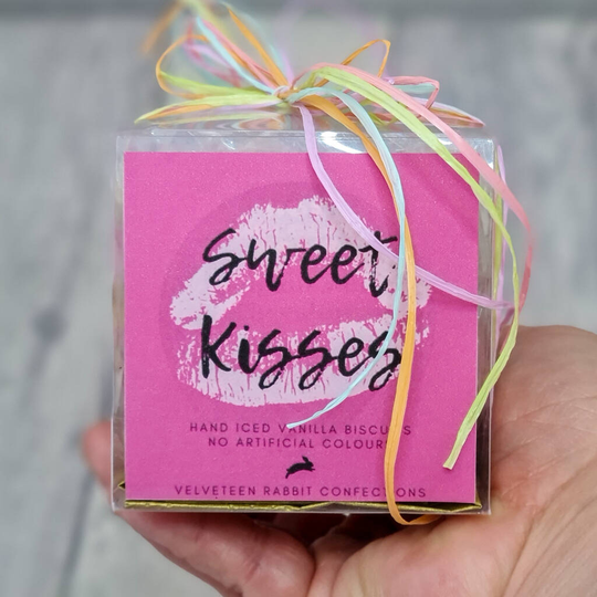 Valentine's Biscuits Gift, Sweet Kisses, Lips Biscuits