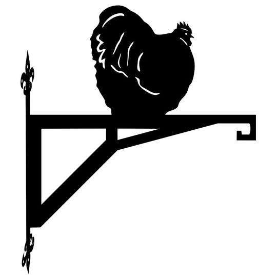 Orpington Cockerel Modern Contemporary Hanging Bracket
