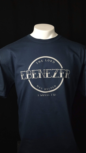 Ebenezer // Christian Clothing Organic Cotton The Lord Has Helped S-2xl