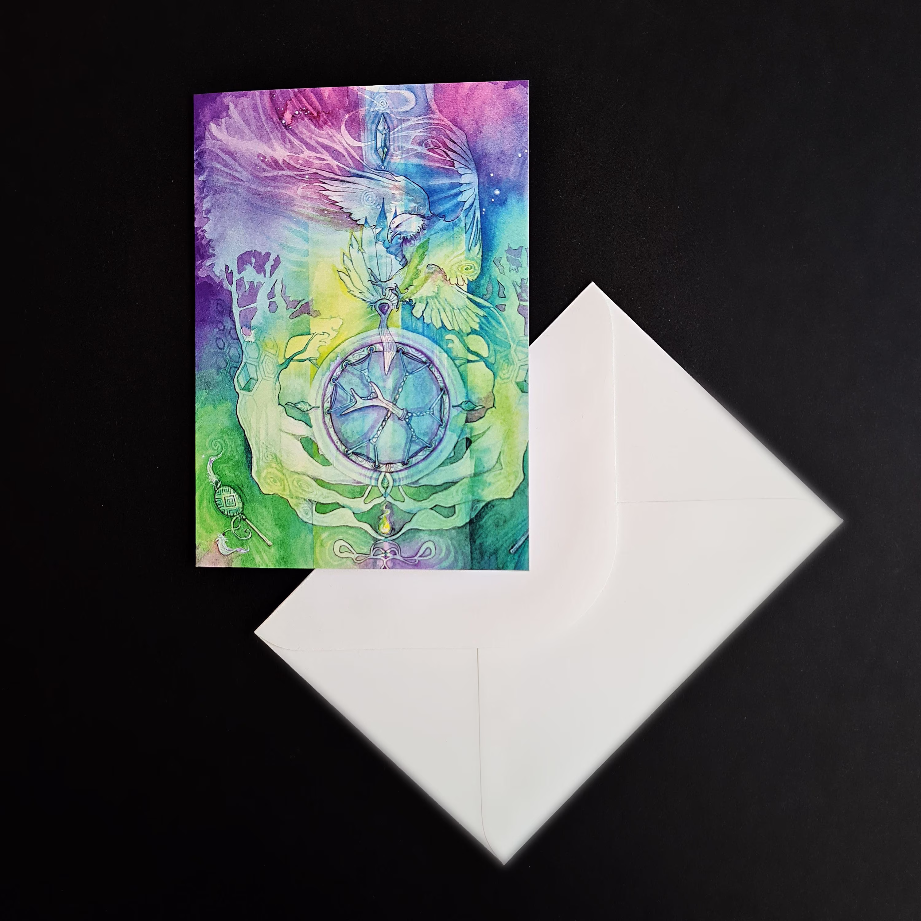 Eagle Spirit Shamanic Greeting Card