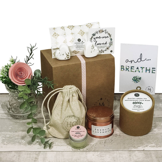 Relaxation Spa Box Natural Vegan Wellness - Pink