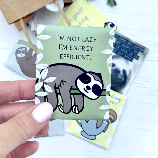 Sloth Gifts: Cute Sloth Tea Gift Set