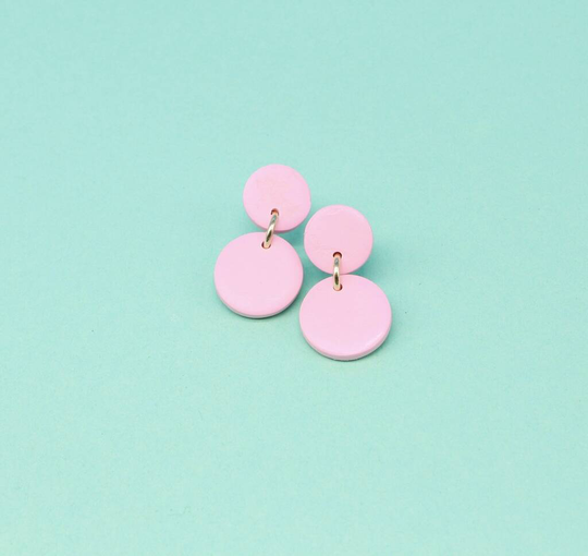 Powder Pink Millie Dangle Earrings