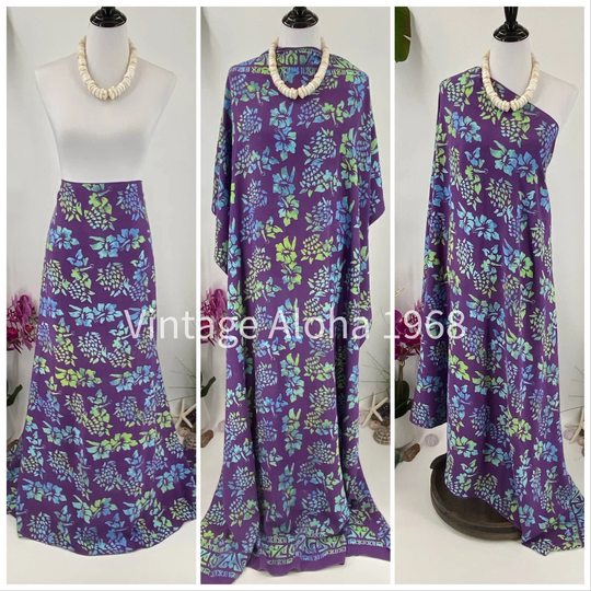 Sarong Batik Hand Painted Rayon Handmade