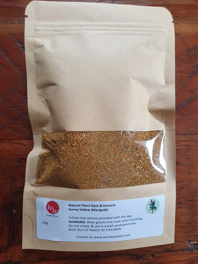 Marigold Flower Powder | Sunny Yellow - 100% Natural Plant Dye Bright Yellows