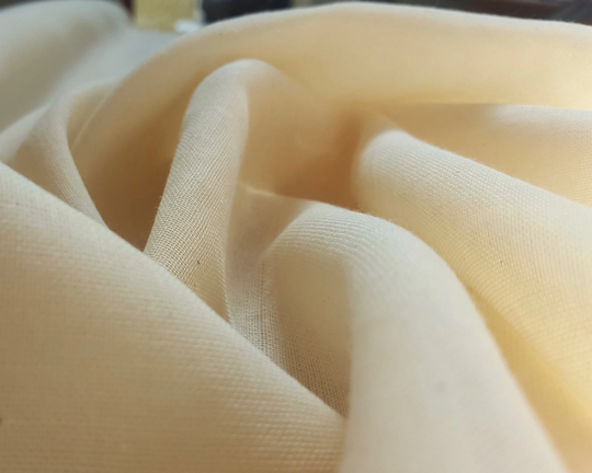 Organic Cotton Muslin Fabric, Undyed & Unfinished