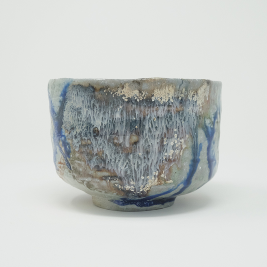 Wood Fired Porcelian Tea Bowl With Glazes