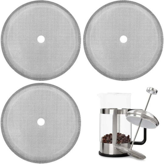 6 Piece French Press Replacement Filters, 10CMCoffee French Press Filters